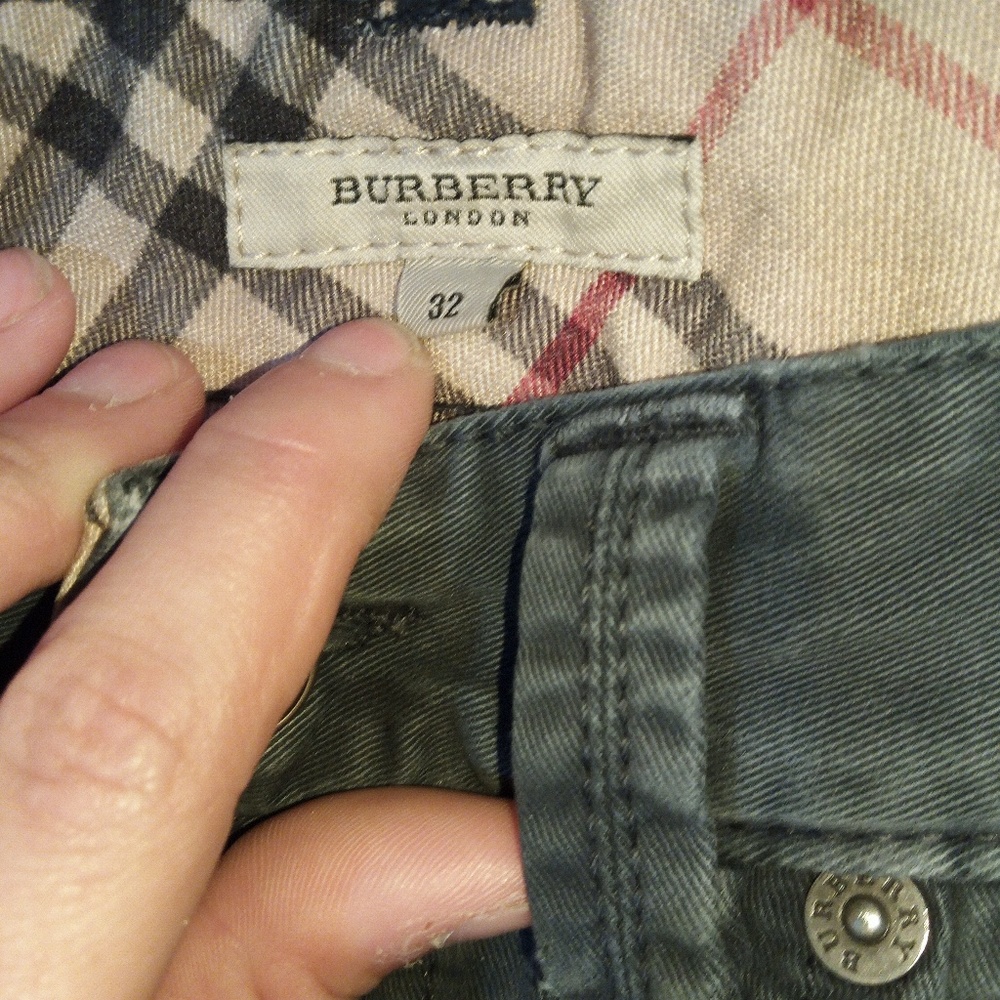 Mens 32 burberry pants
